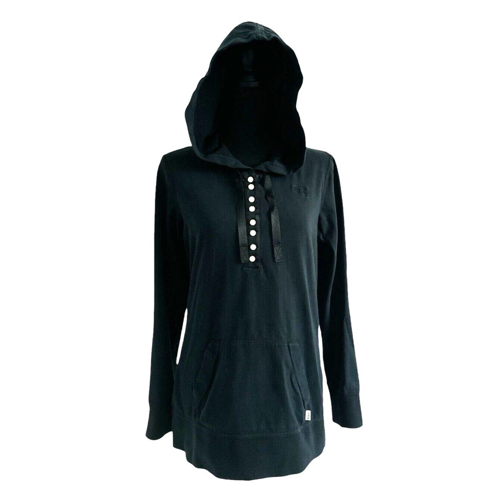 Puma Women's Heritage Lightweight Hoodie Black Size M - Picture 2 of 16